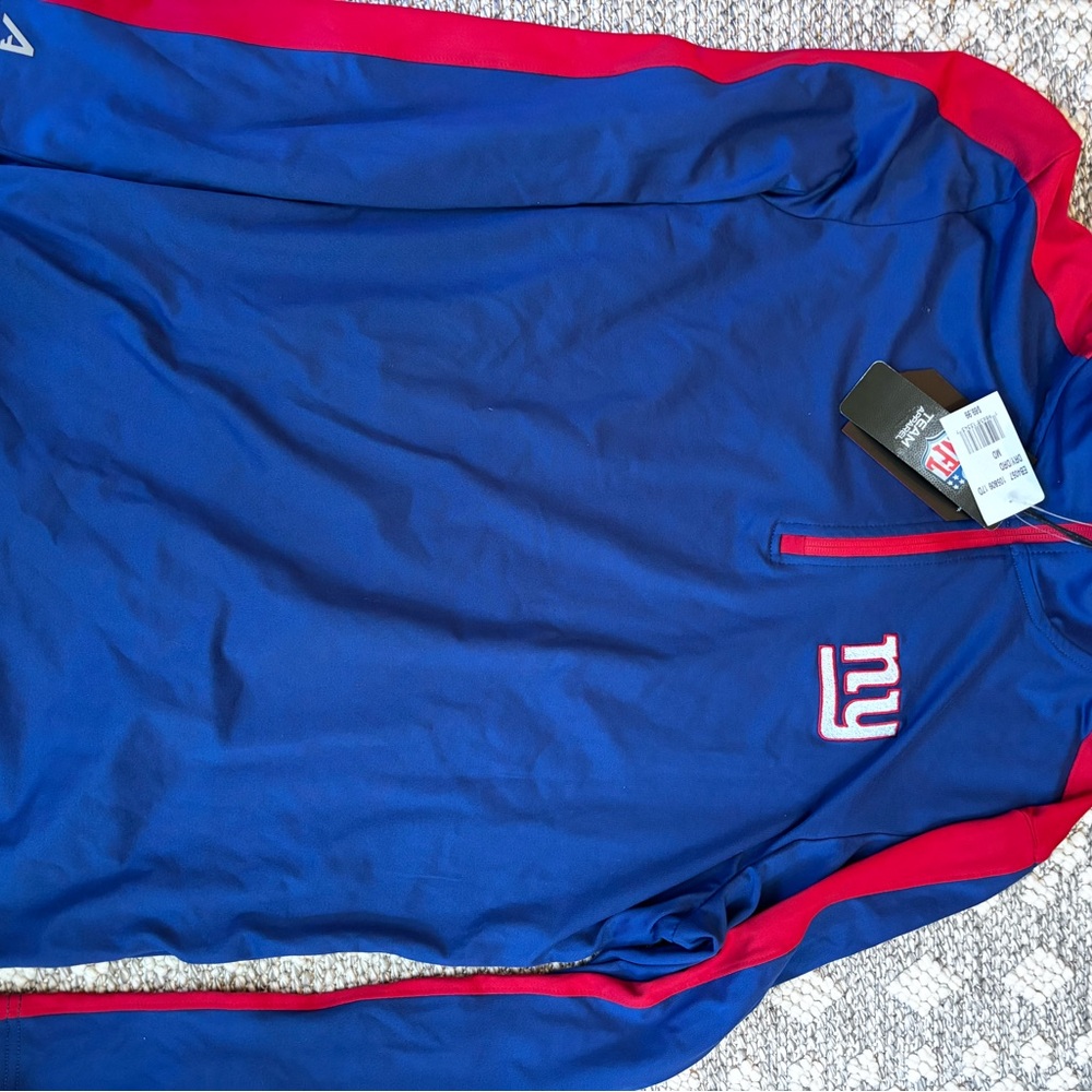 Antigua New York Giants Mens Size Medium 1/4‎ Zip